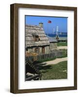 Colonial Michilimackinac, Mackinaw City, Michigan, USA-Michael Snell-Framed Photographic Print