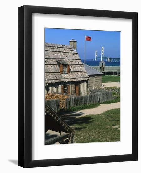 Colonial Michilimackinac, Mackinaw City, Michigan, USA-Michael Snell-Framed Photographic Print