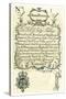 Colonial New Hampshire Three-Pounds Currency, 1740-null-Stretched Canvas