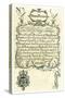 Colonial New Hampshire Three-Pounds Currency, 1740-null-Stretched Canvas