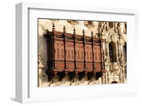 Colonial Palace in Lima-null-Framed Art Print