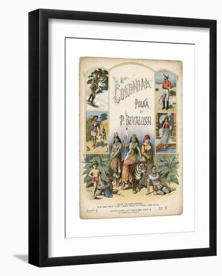 Colonial Polka C1870-null-Framed Giclee Print