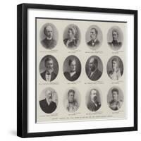 Colonial Premiers and their Wives in England for the Queen's Diamond Jubilee-null-Framed Giclee Print