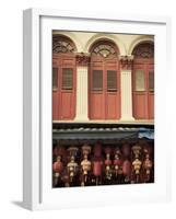 Colonial Shop Houses, China Town, Singapore-Jon Arnold-Framed Photographic Print