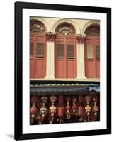 Colonial Shop Houses, China Town, Singapore-Jon Arnold-Framed Photographic Print