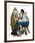 "Colonial Sign Painter", February 6,1926-Norman Rockwell-Framed Giclee Print