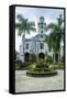 Colonial Spanish Albuquerque Church in Bohol, Philippines, Southeast Asia, Asia-Michael Runkel-Framed Stretched Canvas