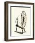 Colonial Spinning Wheel-null-Framed Giclee Print