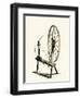 Colonial Spinning Wheel-null-Framed Giclee Print