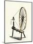 Colonial Spinning Wheel-null-Mounted Giclee Print