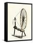 Colonial Spinning Wheel-null-Framed Stretched Canvas