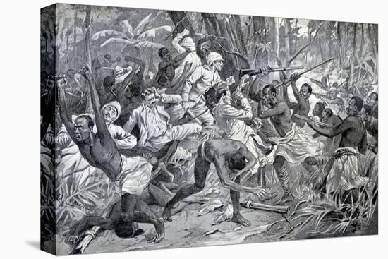Colonial Struggle in Benin 1897-Chris Hellier-Stretched Canvas