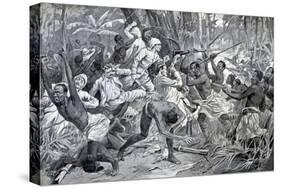 Colonial Struggle in Benin 1897-Chris Hellier-Stretched Canvas