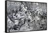 Colonial Struggle in Benin 1897-Chris Hellier-Framed Stretched Canvas