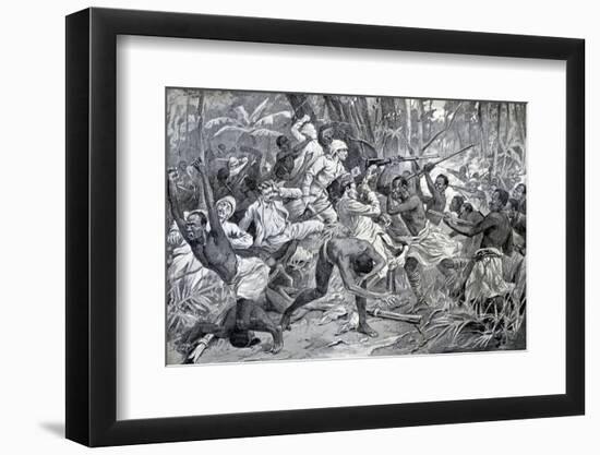 Colonial Struggle in Benin 1897-Chris Hellier-Framed Photographic Print