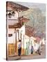 Colonial Town of Barichara, Colombia, South America-Christian Heeb-Stretched Canvas