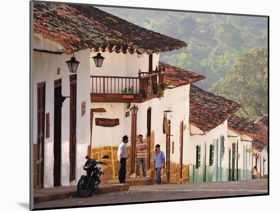 Colonial Town of Barichara, Colombia, South America-Christian Heeb-Mounted Photographic Print