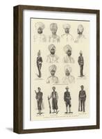 Colonial Troops Who Took Part in the Procession-S.t. Dadd-Framed Giclee Print