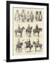 Colonial Troops Who Took Part in the Procession-null-Framed Giclee Print