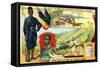 Colonies of the European Powers - Belgium, 1910-null-Framed Stretched Canvas