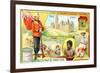 Colonies of the European Powers - England, 1910-null-Framed Giclee Print