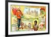 Colonies of the European Powers - England, 1910-null-Framed Giclee Print