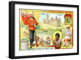 Colonies of the European Powers - England, 1910-null-Framed Giclee Print