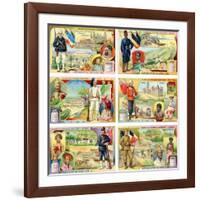 Colonies of the European Powers - France, Belgium, Italy, England, Holland and Germany, 1910-null-Framed Giclee Print