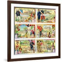 Colonies of the European Powers - France, Belgium, Italy, England, Holland and Germany, 1910-null-Framed Giclee Print