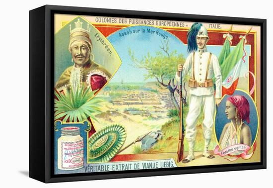 Colonies of the European Powers - Italy, 1910-null-Framed Stretched Canvas