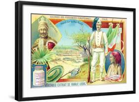 Colonies of the European Powers - Italy, 1910-null-Framed Giclee Print