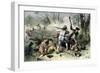 Colonists' Conflict with Native Americans on the Georgia and Carolina Frontier, c.1700-null-Framed Giclee Print