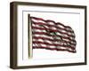 Colonists' Rattlesnake Flag with Don't Tread on Me Slogan-null-Framed Giclee Print