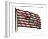 Colonists' Rattlesnake Flag with Don't Tread on Me Slogan-null-Framed Giclee Print