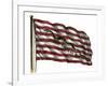 Colonists' Rattlesnake Flag with Don't Tread on Me Slogan-null-Framed Giclee Print