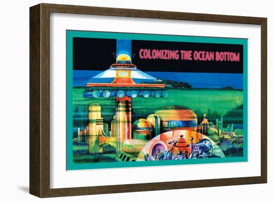 Colonizing the Ocean Bottom-Julian Krupa-Framed Art Print