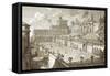 Colonna Gardens in Rome-Giovanni Battista Piranesi-Framed Stretched Canvas