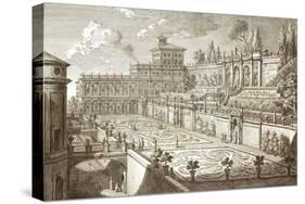 Colonna Gardens in Rome-Giovanni Battista Piranesi-Stretched Canvas