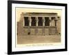 Colonnade at Denderah Temple-null-Framed Art Print