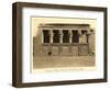 Colonnade at Denderah Temple-null-Framed Art Print