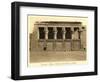 Colonnade at Denderah Temple-null-Framed Art Print