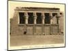 Colonnade at Denderah Temple-null-Mounted Art Print