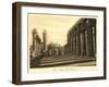 Colonnade at Luxor Temple-null-Framed Art Print