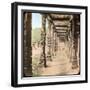 Colonnade, Delhi, India, Late 19th or Early 20th Century-null-Framed Giclee Print