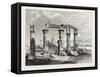 Colonnade, Egypt, 1879-null-Framed Stretched Canvas