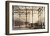 Colonnade, from Photographic Views of the Progress of the Crystal Palace, Sydenham, 1855-Philip Henry Delamotte-Framed Giclee Print