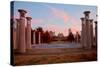 Colonnade in a park, 95 Bell Carillons, Bicentennial Mall State Park, Nashville, Davidson County...-null-Stretched Canvas