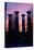 Colonnade in a park at sunset, 95 Bell Carillons, Bicentennial Mall State Park, Nashville, David...-null-Stretched Canvas