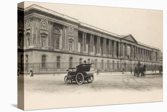 Colonnade, Louvre, Paris, 1910-French Photographer-Stretched Canvas