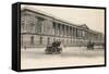 Colonnade, Louvre, Paris, 1910-French Photographer-Framed Stretched Canvas